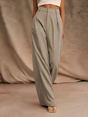 KOTTY Straight Fit Women Beige Trousers 