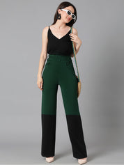 KOTTY Straight Fit Women Multicolor Trousers 