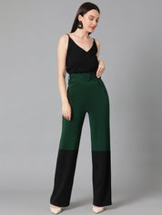 KOTTY Straight Fit Women Multicolor Trousers 
