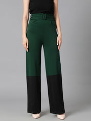 KOTTY Straight Fit Women Multicolor Trousers 