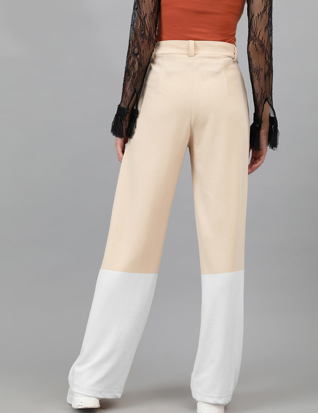 KOTTY Straight Fit Women Multicolor Trousers 