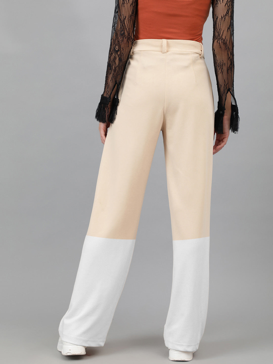 KOTTY Straight Fit Women Multicolor Trousers 