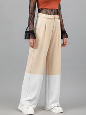 KOTTY Straight Fit Women Multicolor Trousers 