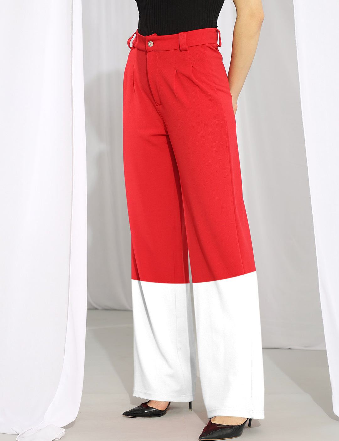 KOTTY Straight Fit Women Multicolor Trousers 