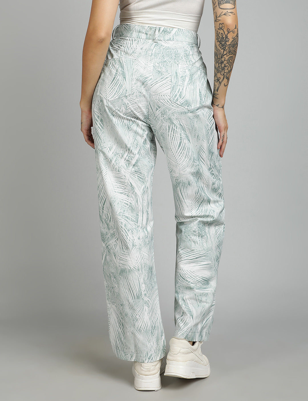 KOTTY Regular Fit Women Multicolor Trousers 