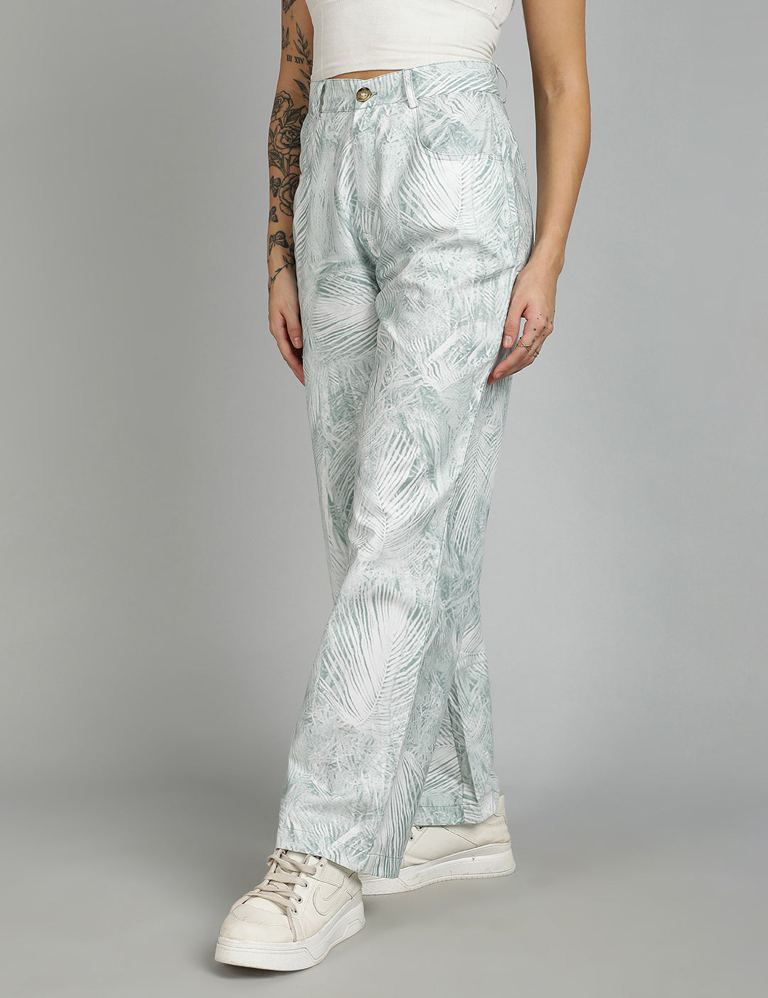 KOTTY Regular Fit Women Multicolor Trousers 