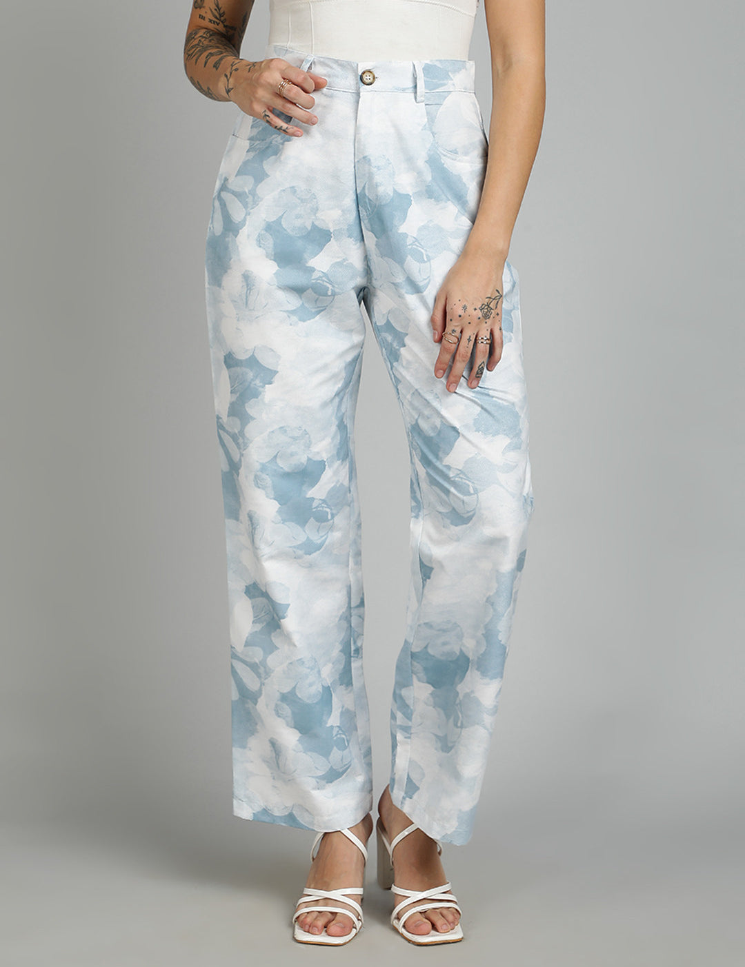KOTTY Regular Fit Women Multicolor Trousers 