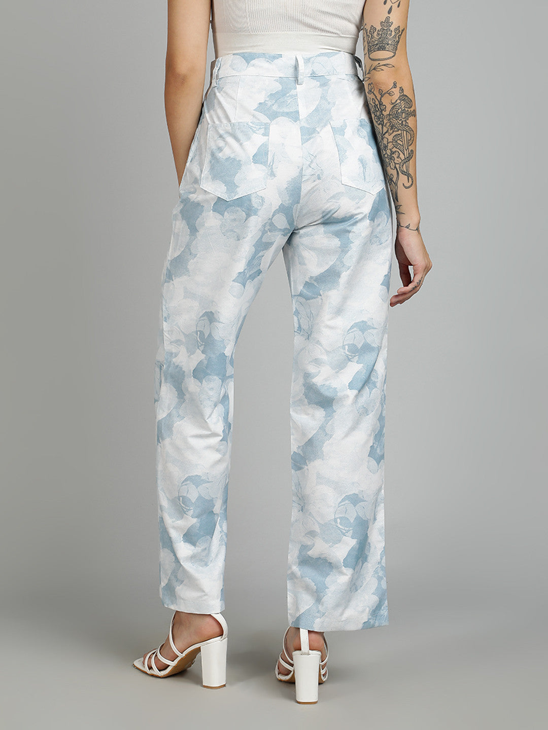 KOTTY Regular Fit Women Multicolor Trousers 