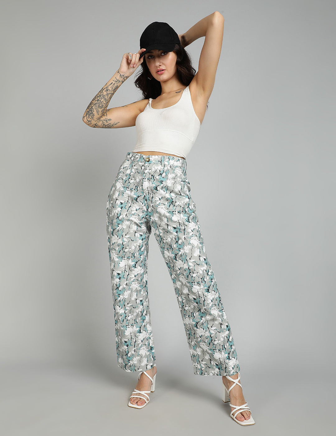 KOTTY Regular Fit Women Multicolor Trousers 