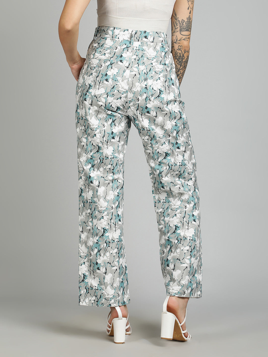 KOTTY Regular Fit Women Multicolor Trousers 