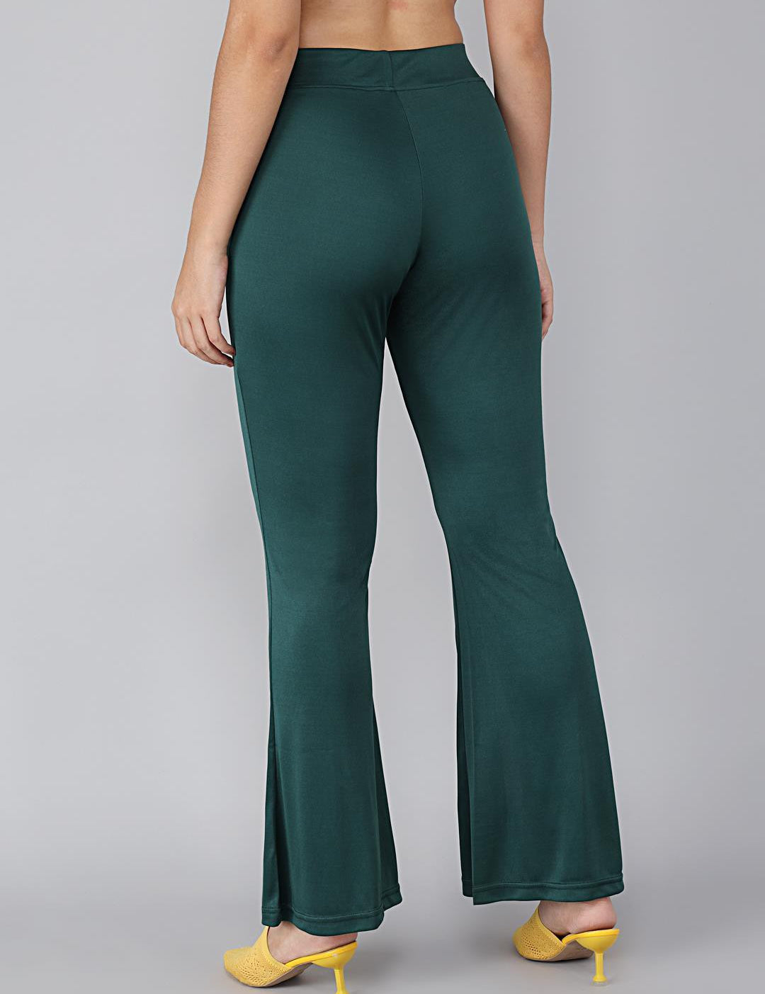 KOTTY Womens Solid Attractive High Rise Pant