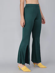KOTTY Womens Solid Attractive High Rise Pant