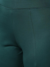 KOTTY Womens Solid Attractive High Rise Pant