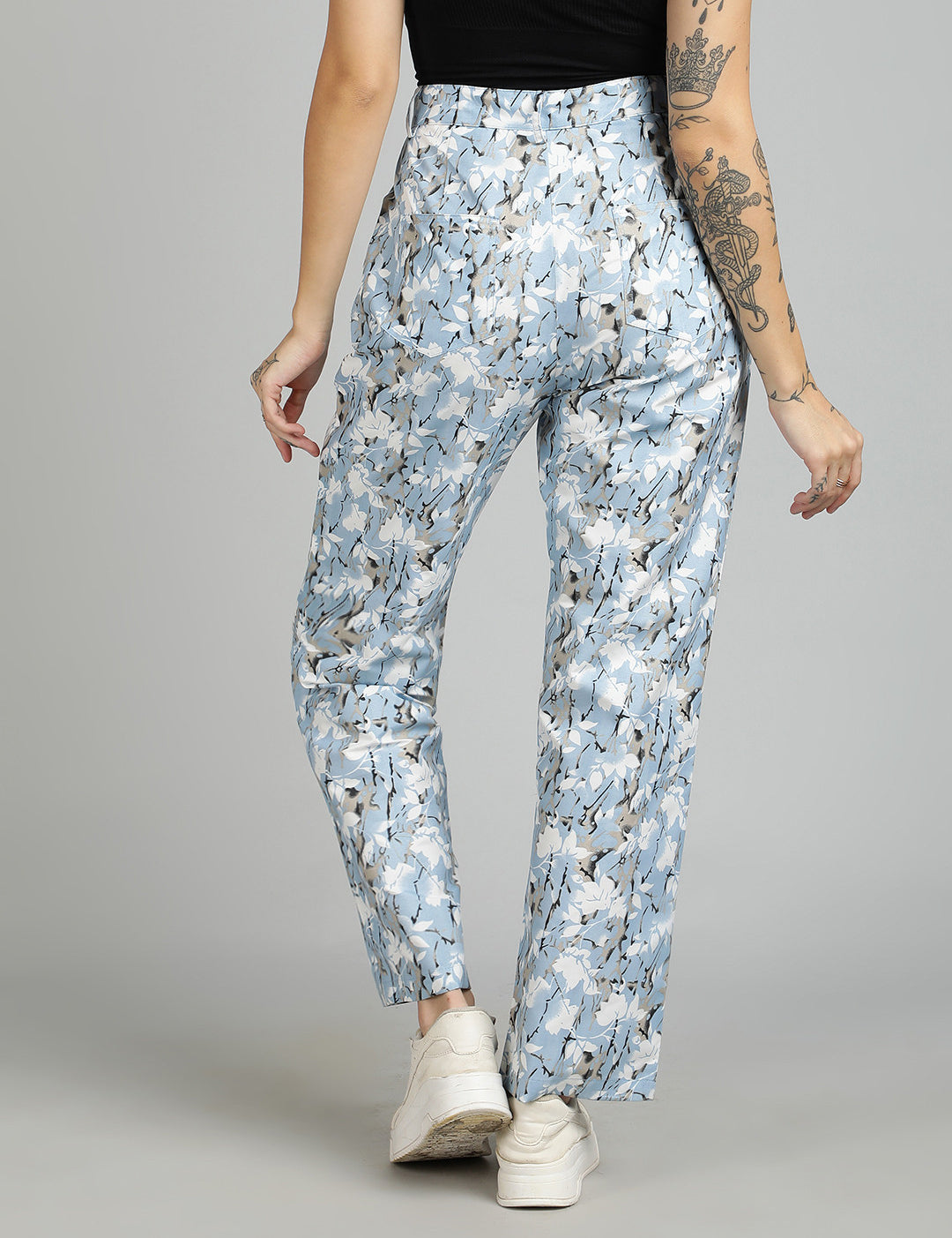 KOTTY Regular Fit Women Multicolor Trousers 