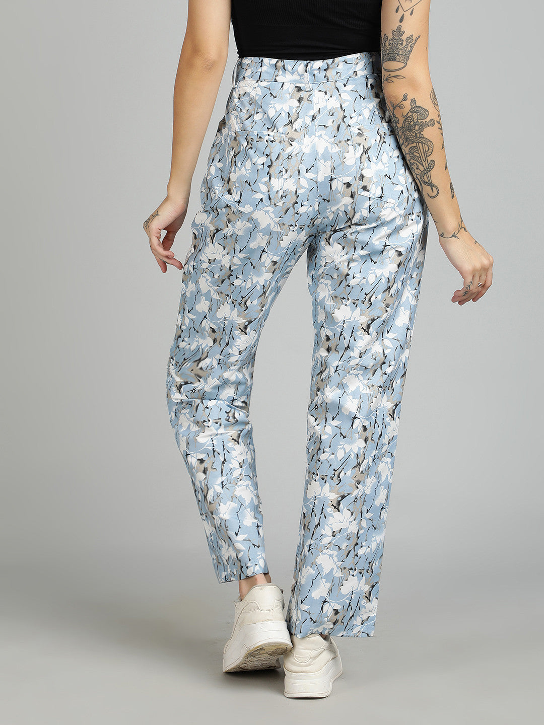 KOTTY Regular Fit Women Multicolor Trousers 