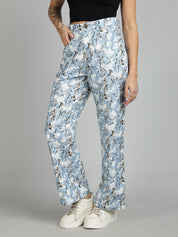 KOTTY Regular Fit Women Multicolor Trousers 