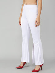 KOTTY Womens Solid Attractive High Rise Pant