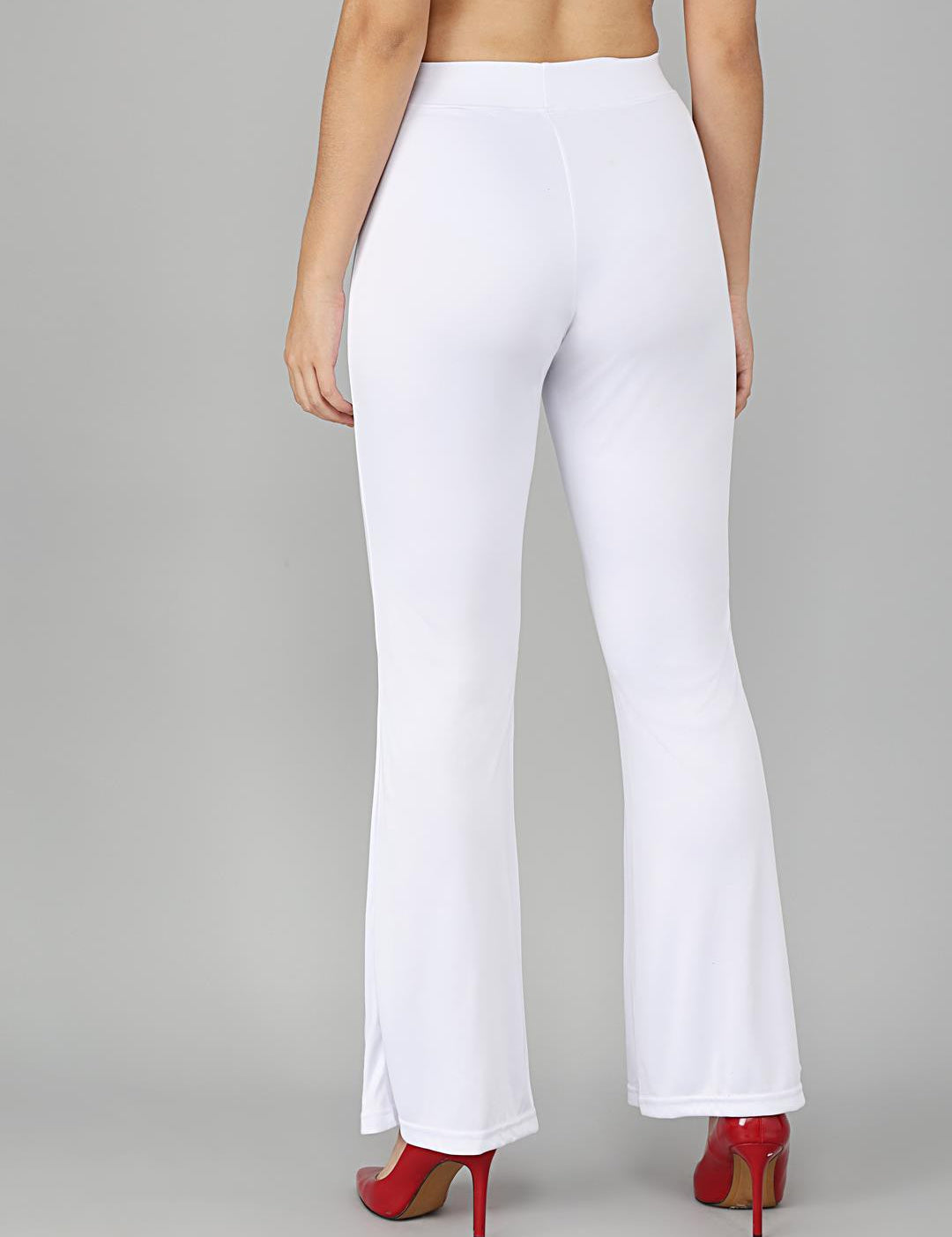KOTTY Womens Solid Attractive High Rise Pant