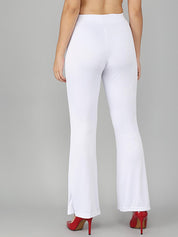 KOTTY Womens Solid Attractive High Rise Pant