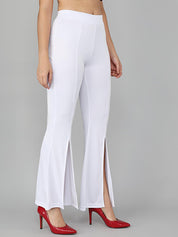 KOTTY Womens Solid Attractive High Rise Pant