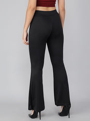 KOTTY Womens Solid Attractive High Rise Pant
