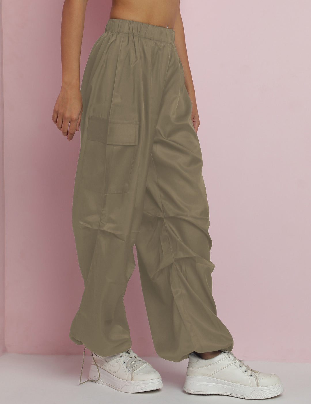 KOTTY Straight Fit Women Brown Trousers 