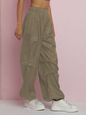 KOTTY Straight Fit Women Brown Trousers 
