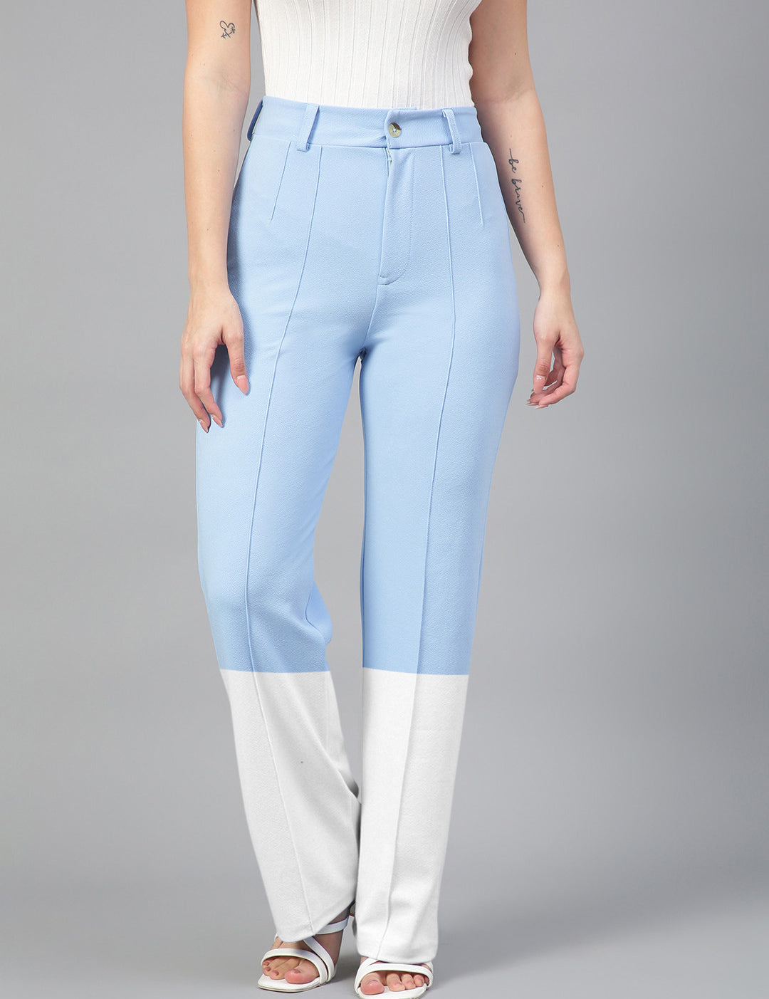 KOTTY Regular Fit Women Multicolor Trousers 