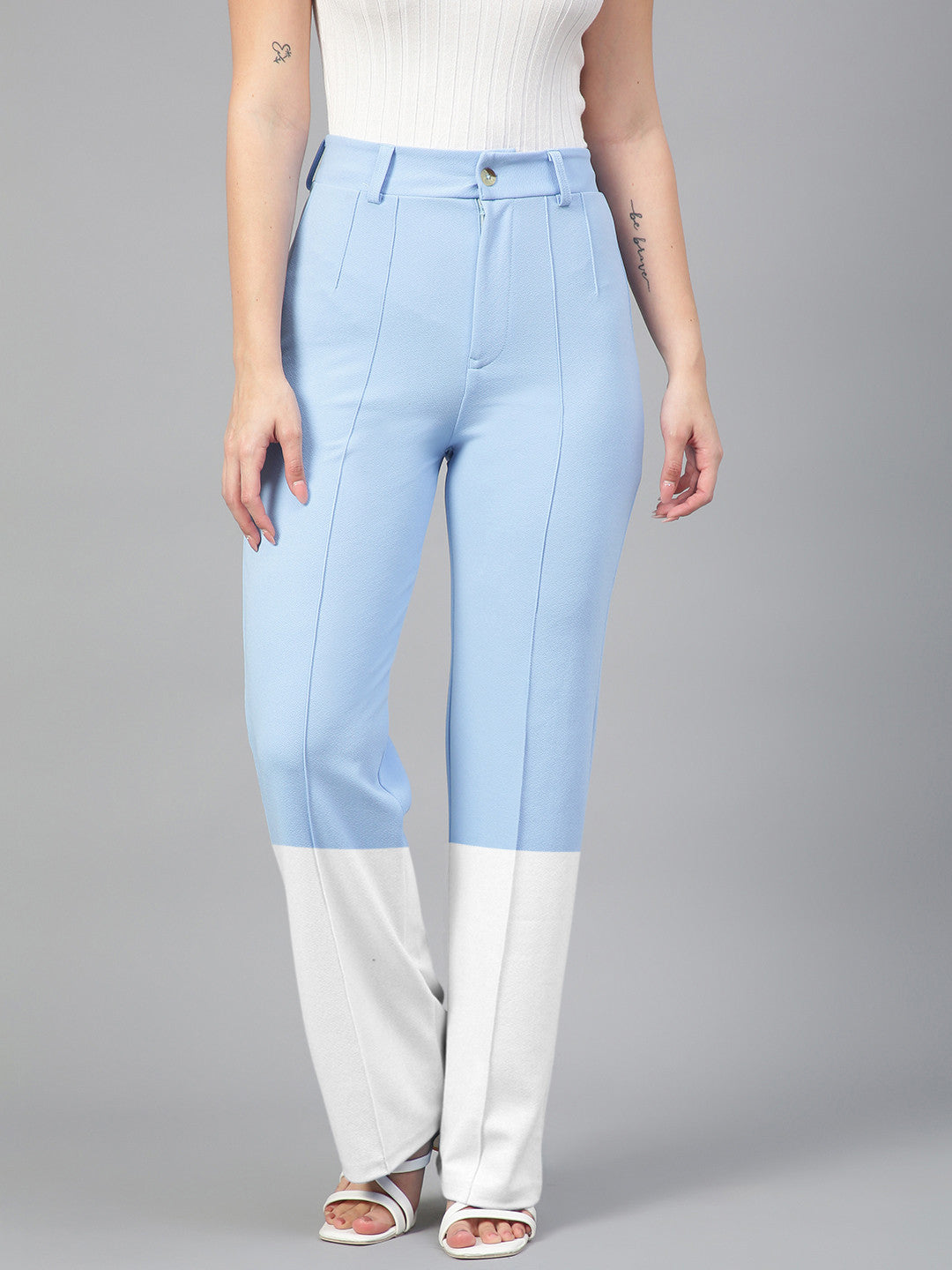 KOTTY Regular Fit Women Multicolor Trousers 