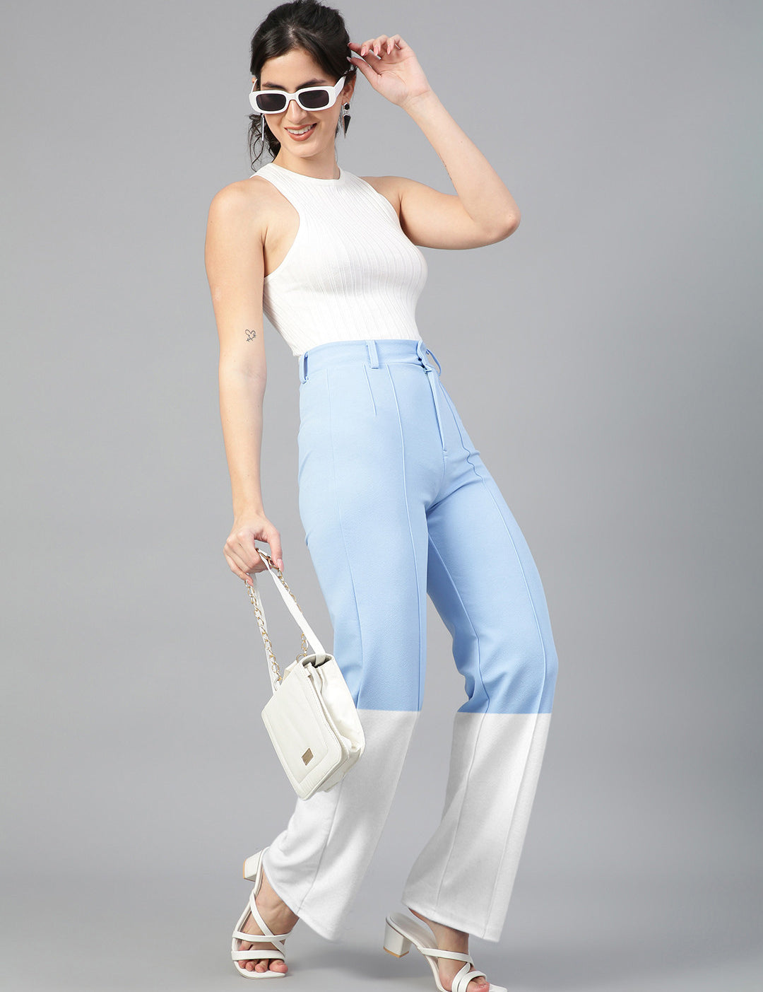 KOTTY Regular Fit Women Multicolor Trousers 