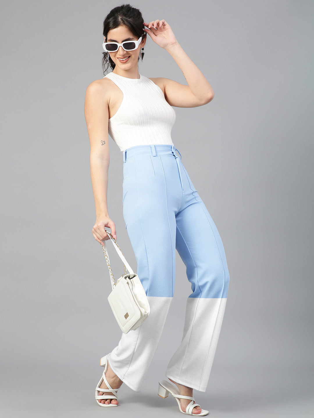 KOTTY Regular Fit Women Multicolor Trousers 