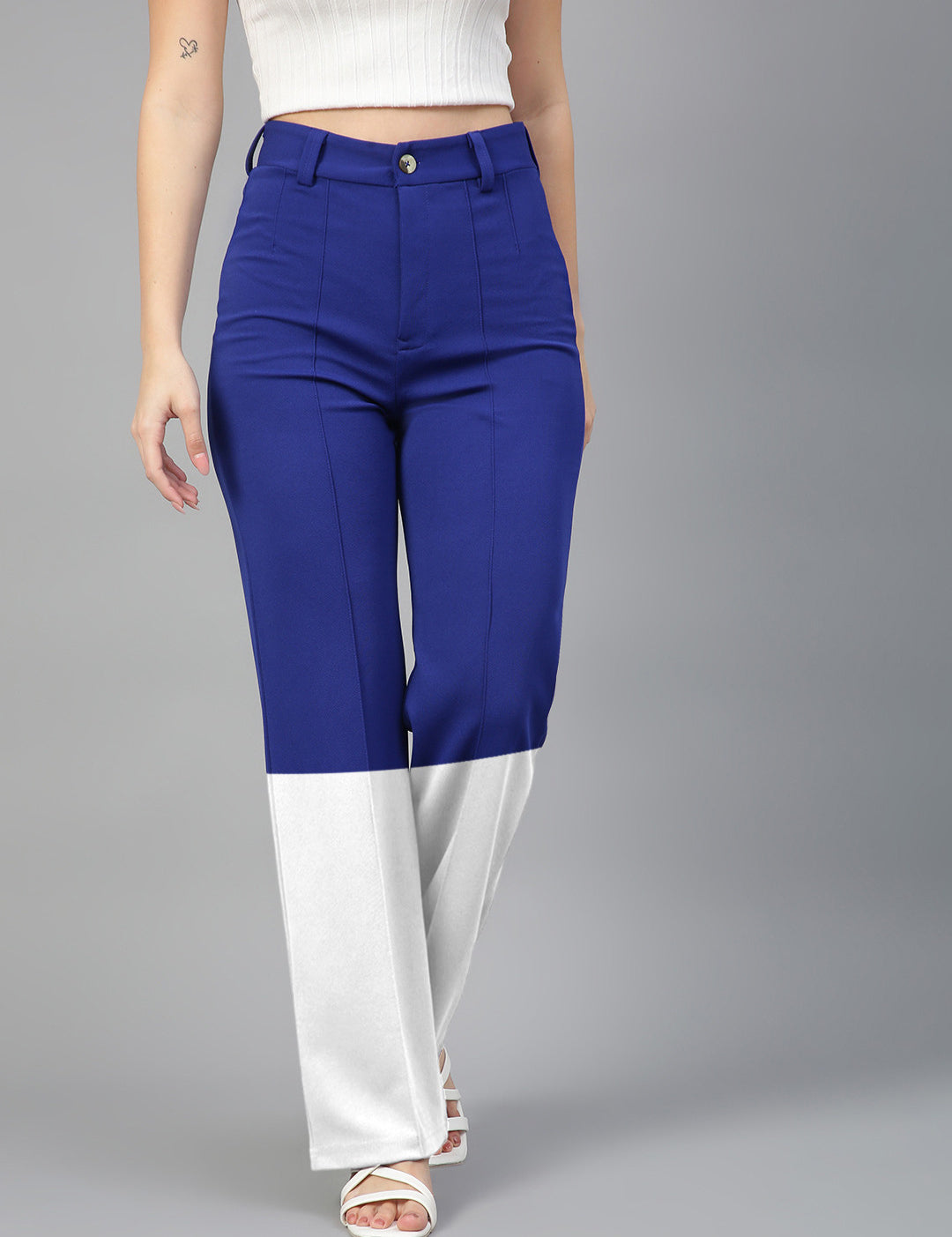 KOTTY Regular Fit Women Multicolor Trousers 