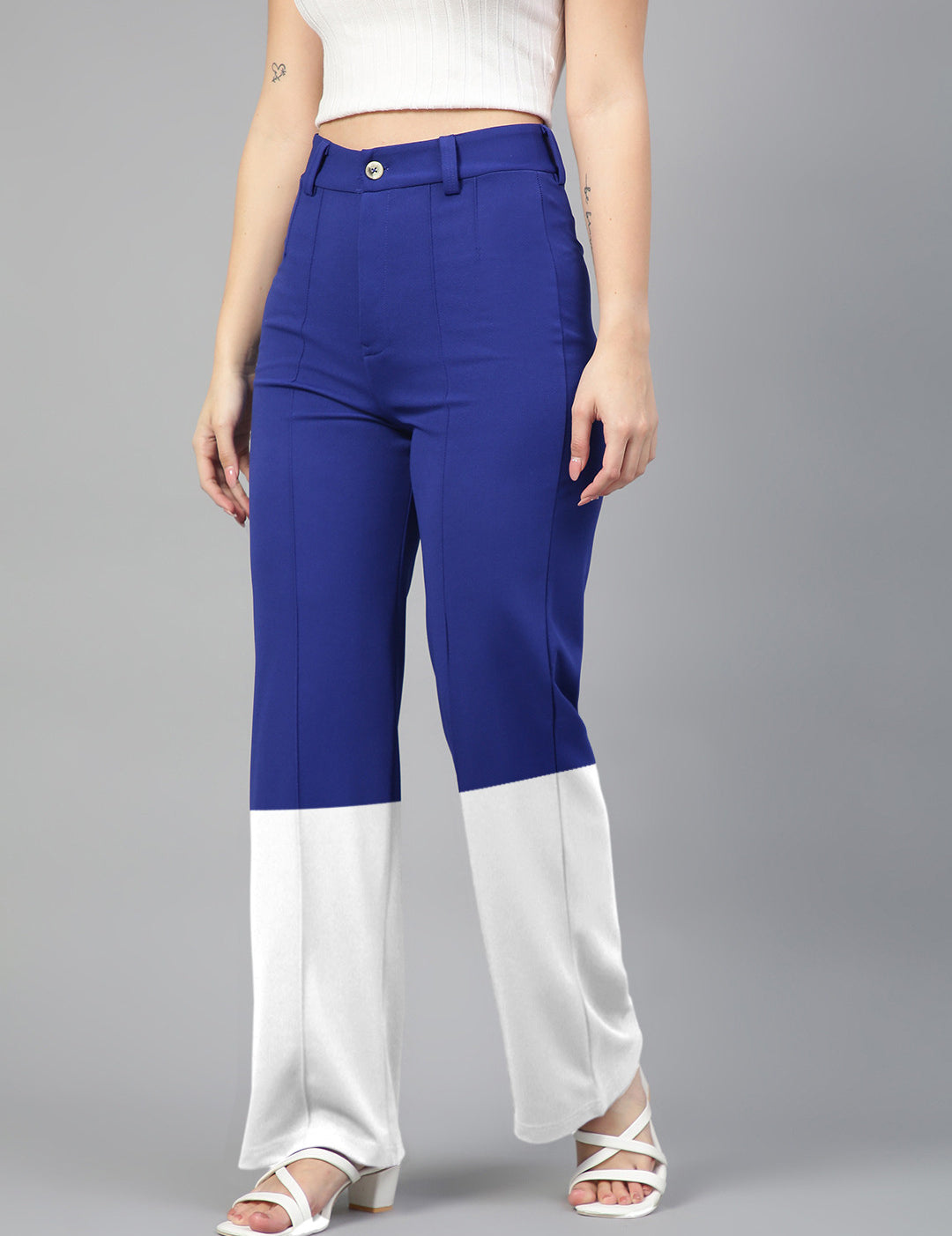 KOTTY Regular Fit Women Multicolor Trousers 