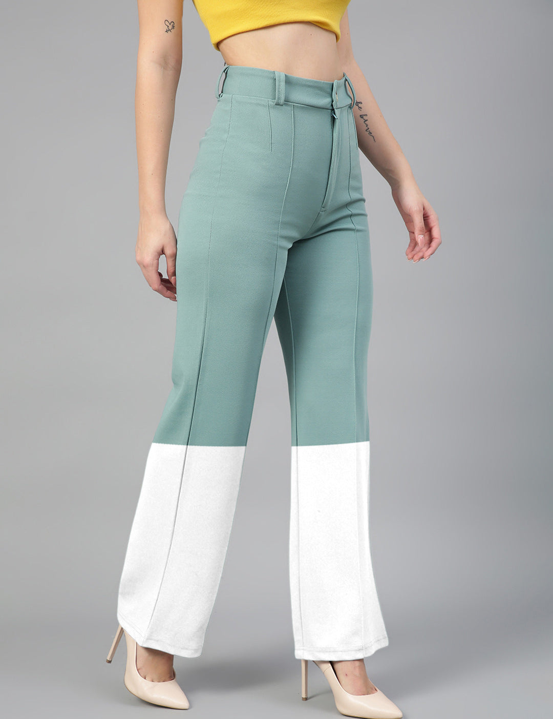 KOTTY Regular Fit Women Multicolor Trousers 