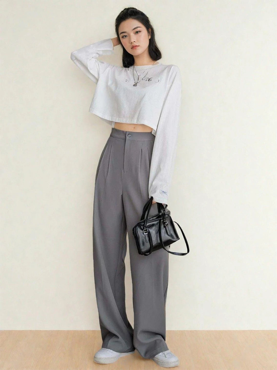 KOTTY Regular Fit Women Green, White Trousers 