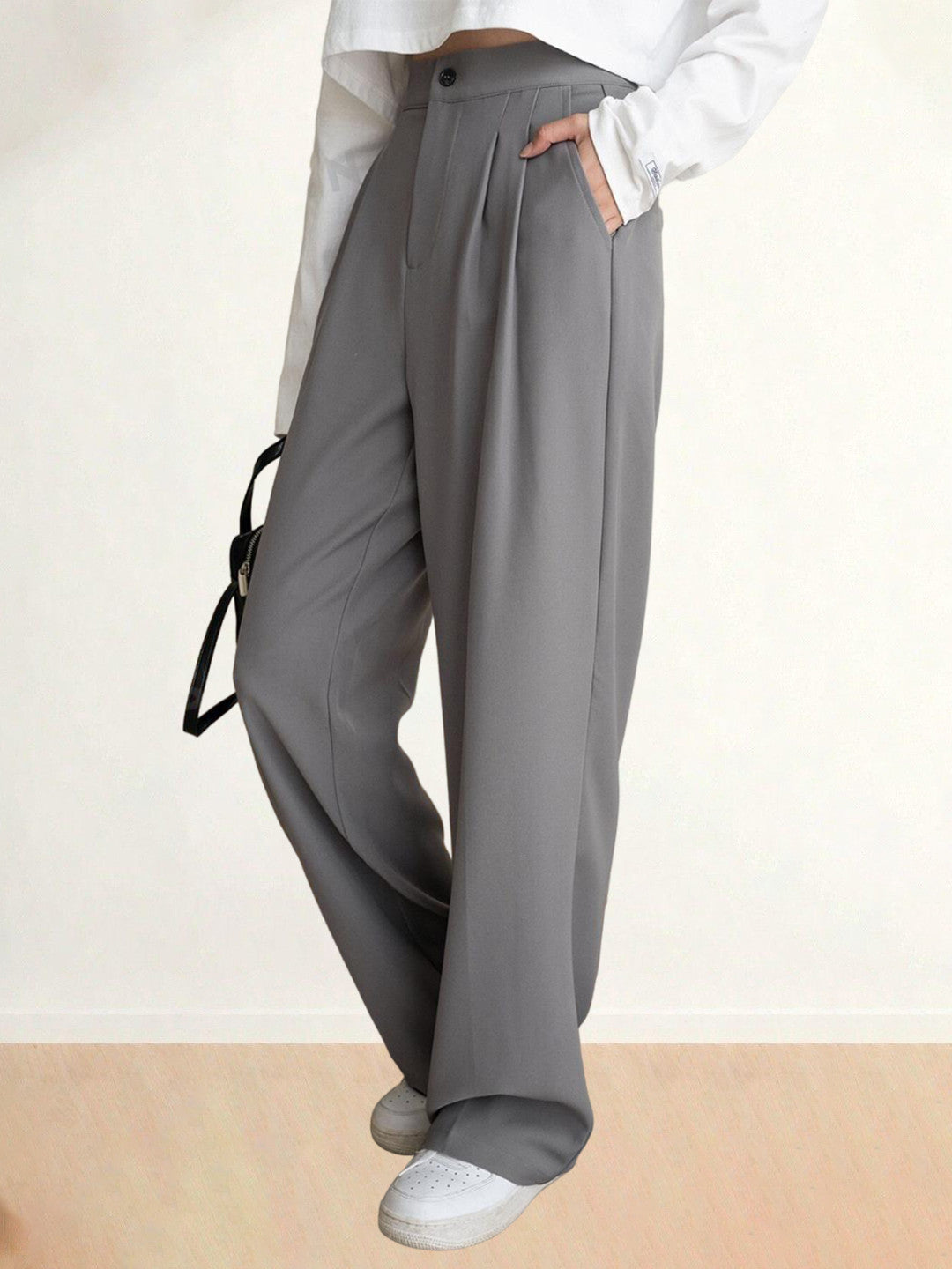 KOTTY Regular Fit Women Green, White Trousers 