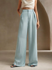 KOTTY Straight Fit Women Blue Trousers 