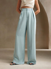 KOTTY Straight Fit Women Blue Trousers 