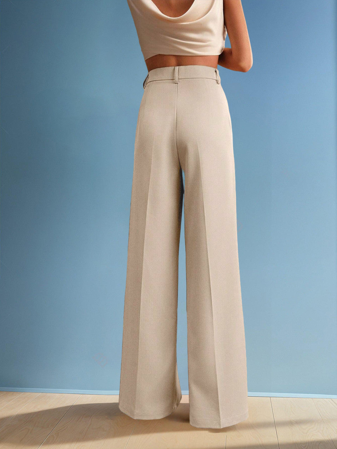 KOTTY Straight Fit Women Beige Trousers 