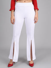 KOTTY Womens Solid Attractive High Rise Pant