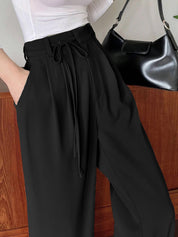 KOTTY Straight Fit Women Black Trousers 