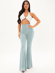 KOTTY Regular Fit Women Light Blue Trousers 