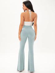 KOTTY Regular Fit Women Light Blue Trousers 