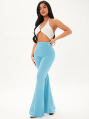 KOTTY Regular Fit Women Blue Trousers 