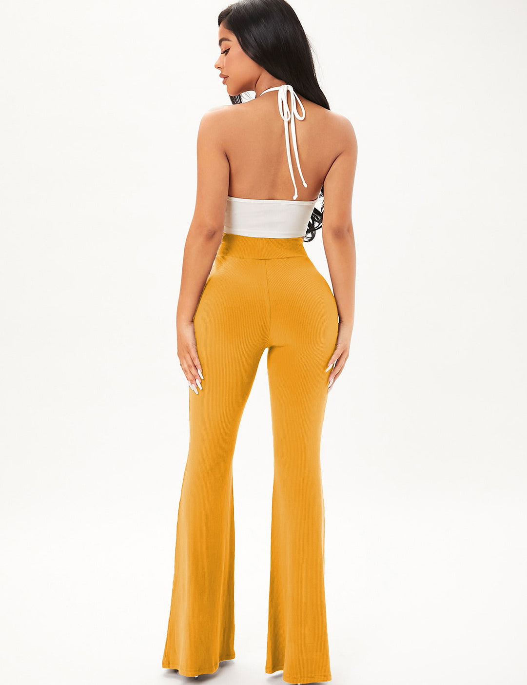 KOTTY Regular Fit Women Yellow Trousers 