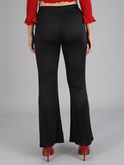 KOTTY Womens Solid Attractive High Rise Pant