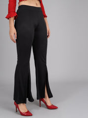 KOTTY Womens Solid Attractive High Rise Pant