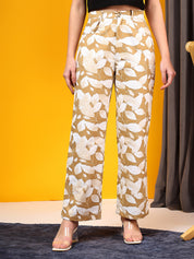 KOTTY Regular Fit Women Multicolor Trousers 