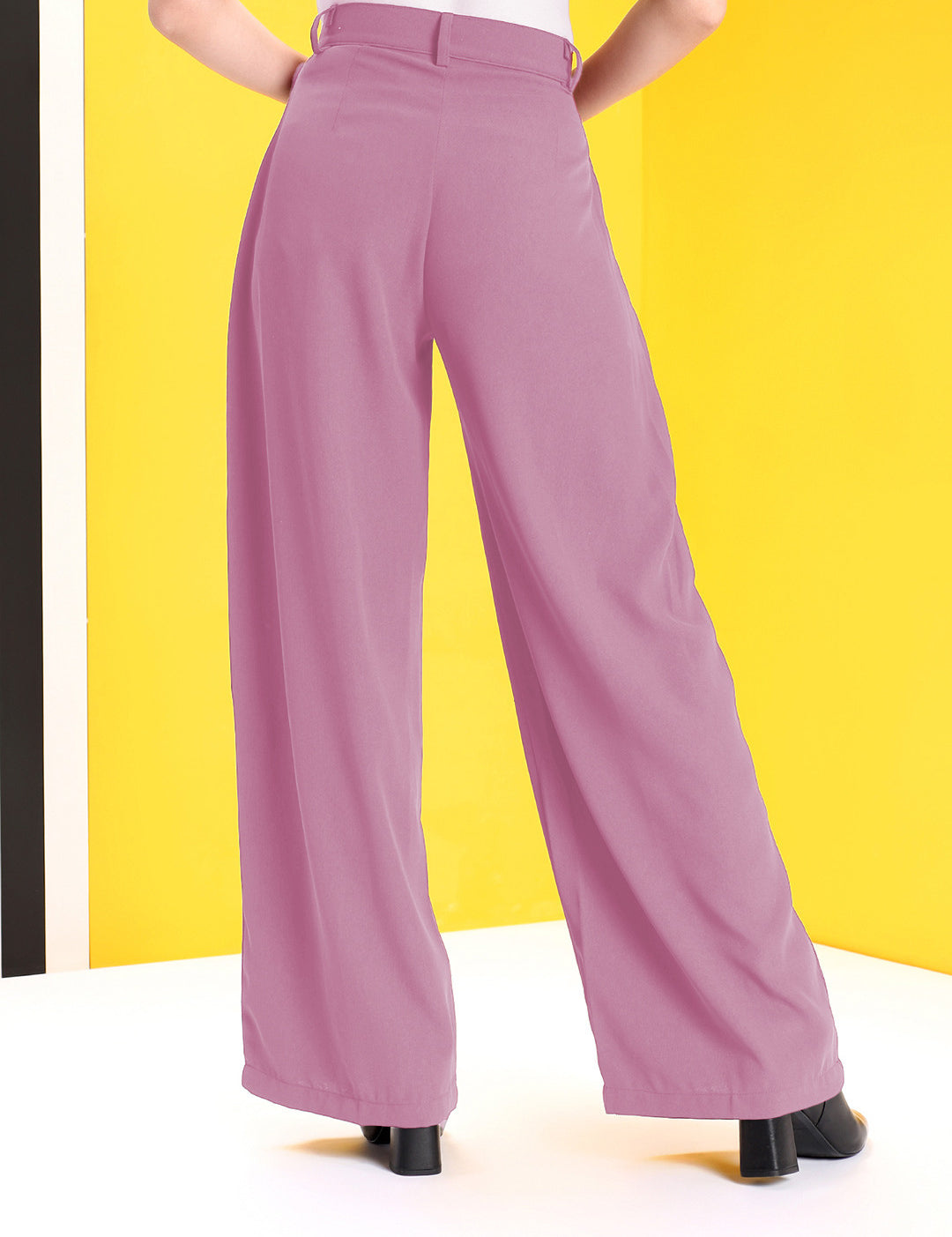 KOTTY Regular Fit Women Pink Trousers 