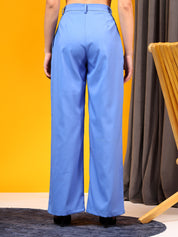 KOTTY Womens Solid Attractive High Rise Pant